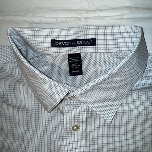 Texas A&M Commerce University Long Sleeve Button Up Shirt - 3XL Devon & Jones - Picture 2 of 6